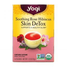 Yogi Tea, Чай Skin DeTox, 16 чайных пакетиков, 1.12 унций (32 г)