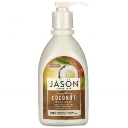 Jason Natural, Гель для душа, Смягчающий кокос, 30 жидких унций (887 мл)