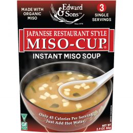 Edward & Sons, Miso-Cup, Japanese Restaurant Style, 2.9 oz.