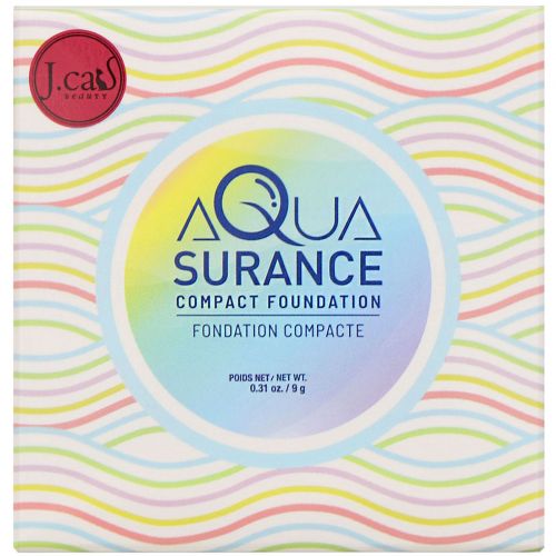 J.Cat Beauty, Компактная тональная основа Aquasurance, оттенок ACF106 медовый, 9 г