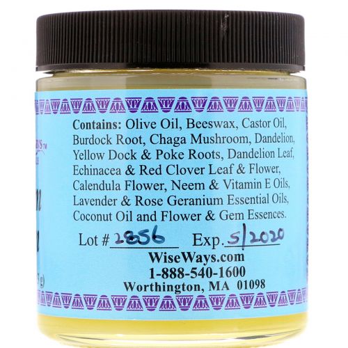 WiseWays Herbals, LLC, Бальзам для груди, 4 унции (113 г)