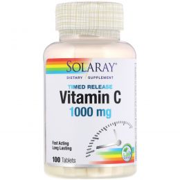 Solaray, Витамин C, 1000 мг, 100 таблеток