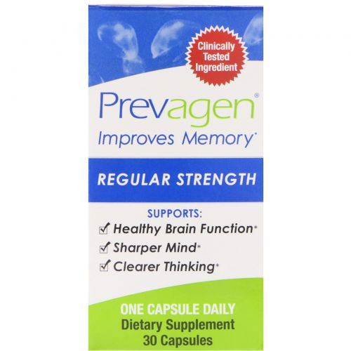 Prevagen (Quincy-Bioscience), Ясность ума, 30 капсул