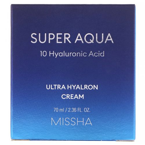 Missha, Super Aqua, Ultra Hyalron Cream, 2.36 fl oz (70 ml)