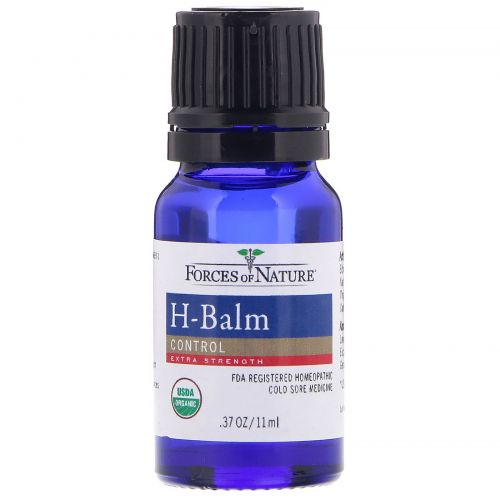 Forces of Nature, Средство от герпеса H-Balm, с повышенной силой действия, 11 мл