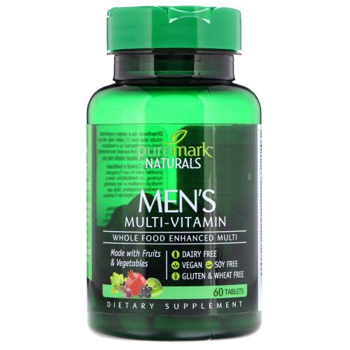 PureMark Naturals, Men's Multi-Vitamin, 60 Tablets