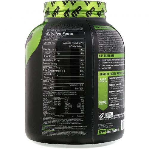 Muscle Pharm, Белковый порошок Combat, шоколадное молоко, 4 фунта (1814 г)