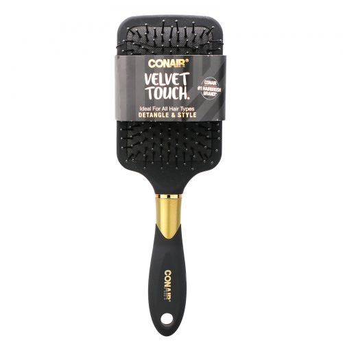 Conair, Velvet Touch, расческа для легкого расчесывания и укладки, 1 шт.