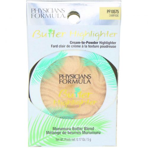 Physicians Formula, Butter Highlighter, хайлайтер, шампань, 0,17 унции (5 г)