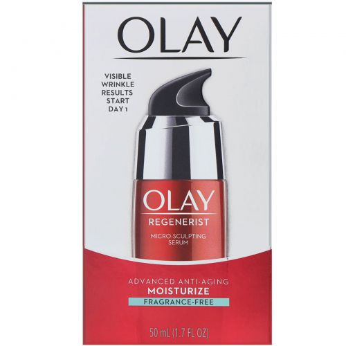 Olay, Regenerist, микромоделирующая сыворотка, без отдушек, 50 мл (1,7 жидк. унции)