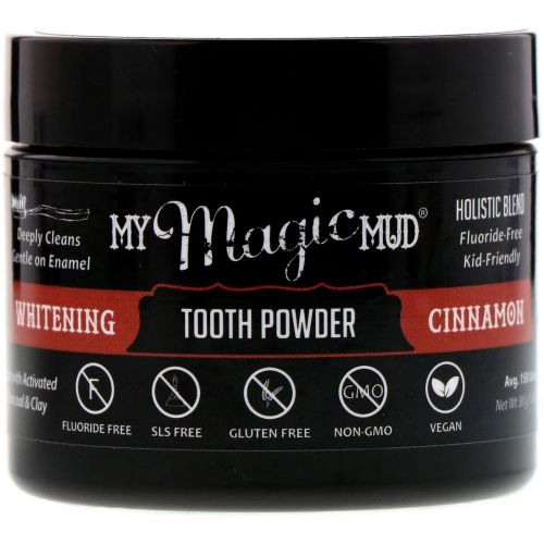 My Magic Mud, Whitening Tooth Powder, Cinnamon, 1.06 oz (30 g)