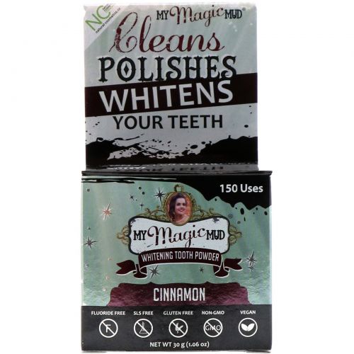 My Magic Mud, Whitening Tooth Powder, Cinnamon, 1.06 oz (30 g)