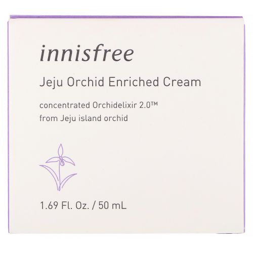 Innisfree, Обогащенный крем с экстрактом орхидеи, 50 мл