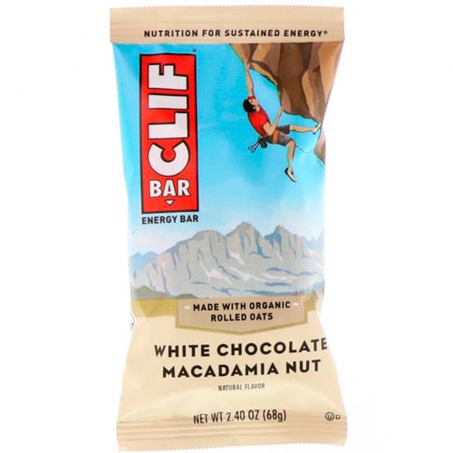 Clif Bar, Energy Bar, White Chocolate Macadamia Nut, 12 Bars, 2.4 oz (68 g) Each