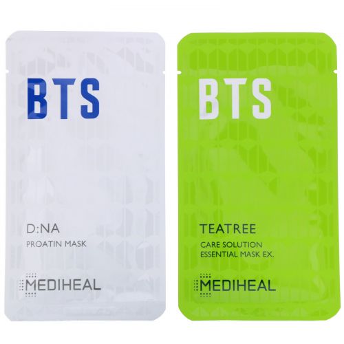 Mediheal, x BTS, Moisturizing Care Special Set, 10 Sheets, 490 ml