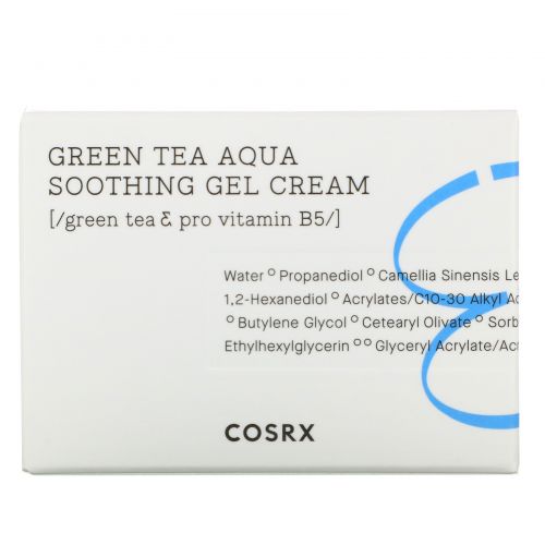 Cosrx, Hydrium, Green Tea Aqua Soothing Gel Cream, 1.69 fl oz (50 ml)