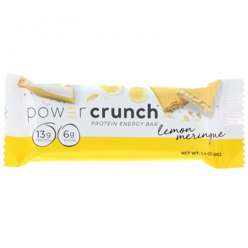 BNRG, Power Crunch Protein Energy Bar,  Lemon Meringue, 12 Bars, 1.4 oz (40 g) Each