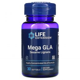 Life Extension, Mega GLA with Sesame Lignans, 30 Softgels