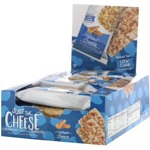 Just The Cheese, Grilled Cheese Bars, 12 Bars, 0.8 oz (22 g)