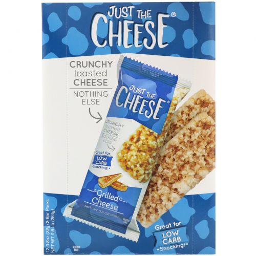 Just The Cheese, Grilled Cheese Bars, 12 Bars, 0.8 oz (22 g)