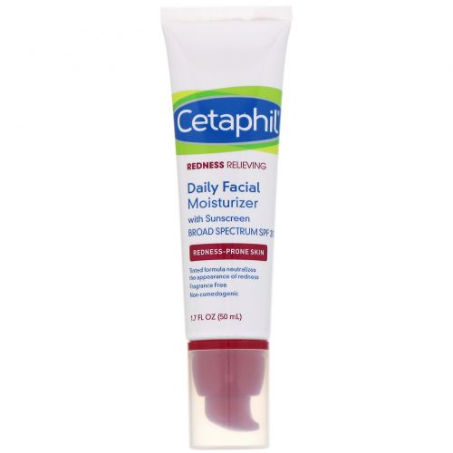 Cetaphil, Redness Relieving, Daily Facial Moisturizer, SPF 20, Neutral Tint, 1.7 fl oz (50 ml)