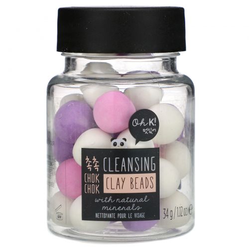 Oh K!, Chok Chok, Cleansing Clay Beads, 1.12 oz (34 g)