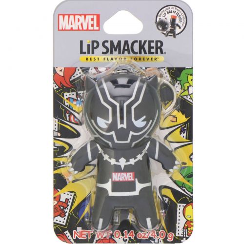 Lip Smacker, Бальзам Marvel Superhero, Black Panther, мандарин, 4 г