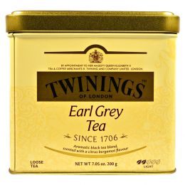 Twinings, Листовой чай Earl Grey, легкий, 7.05 унций (200 г)