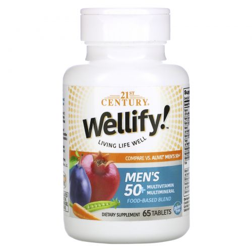 21st Century, Wellify, Men's 50+, 65 Tablets