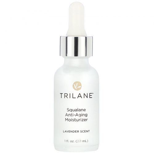 Trilane, Squalane Anti-Aging Moisturizer, Lavender Scent, 1 fl oz (30 ml)