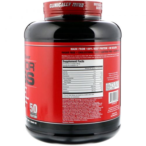 MuscleMeds, Формула для набора массы Carnivor Mass, шоколадно-арахисовая паста, 6 фунтов (2744 г)