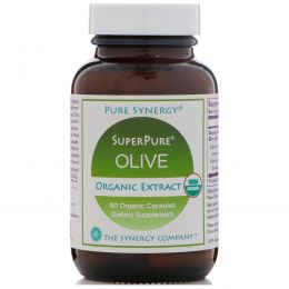 The Synergy Company, Оливковый экстракт SuperPure, 60 органических капсул