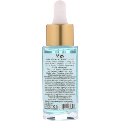 Pacifica, Sea & C Love, Vitamin C Serum, 1 fl oz (29 ml)