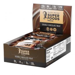 Dr. Murray's, Superfoods Protein Bars, Double Chocolate Treat, 12 Bars, 2.05 oz (58 g) Each