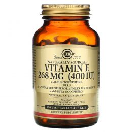 Solgar, Vitamin E, 400 IU, 100 Veg Softgels