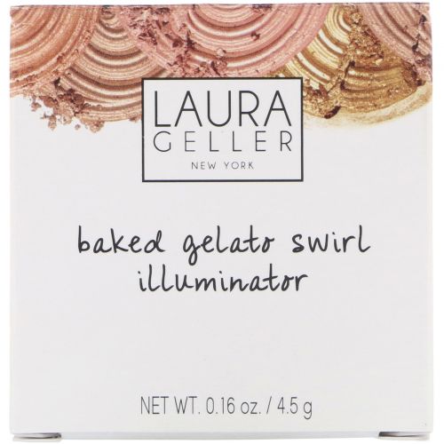Laura Geller, Хайлайтер Baked Gelato Swirl, оттенок «Золотистый мед», 4,5 г (0,16 унции)