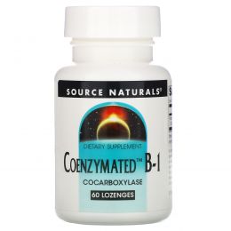 Source Naturals, Коэнзимированный витамин  B-1, 60 таблеток