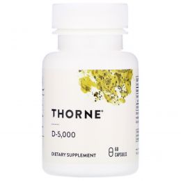 Thorne Research, Витамин D-5000, 60 капсул