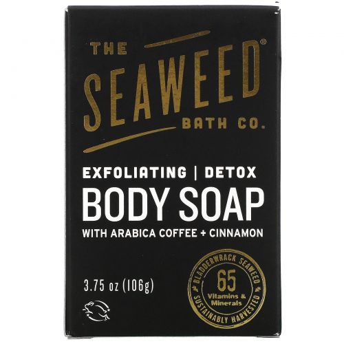 Seaweed Bath Co., Антицеллюлитное мыло Detox , 3,75 унций  (106 гр)