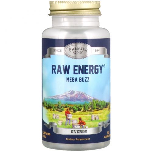 Premier One, Raw Energy, мегарой, 60 капсул