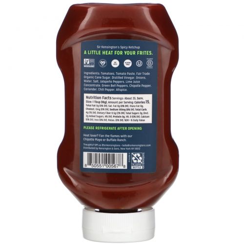 Sir Kensington's, Spicy Ketchup, 20 oz (567 g)