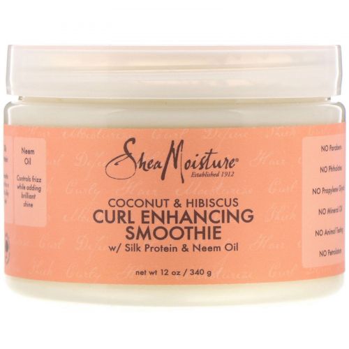 SheaMoisture, Coconut & Hibiscus, Curl Enhancing Smoothie, 12 oz (340 g)