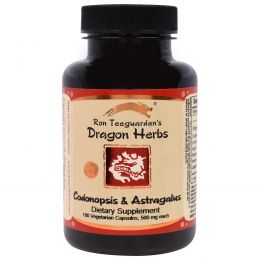 Dragon Herbs, Женьшень и астрагал, по 500 мг каждого, 100 капсул