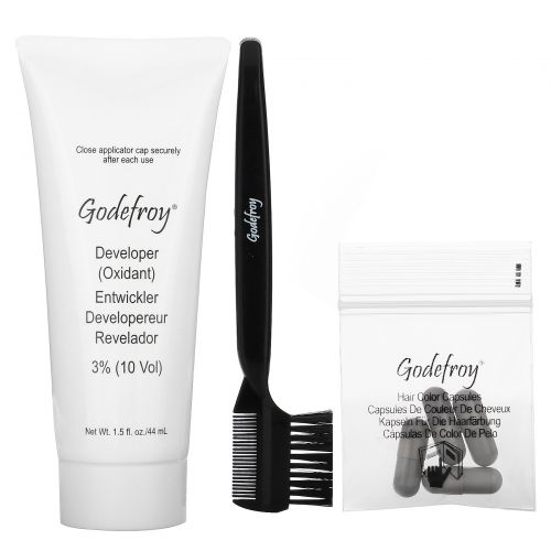 Godefroy, 28 Day Touch Ups, Medium Brown,  4 Application Kit