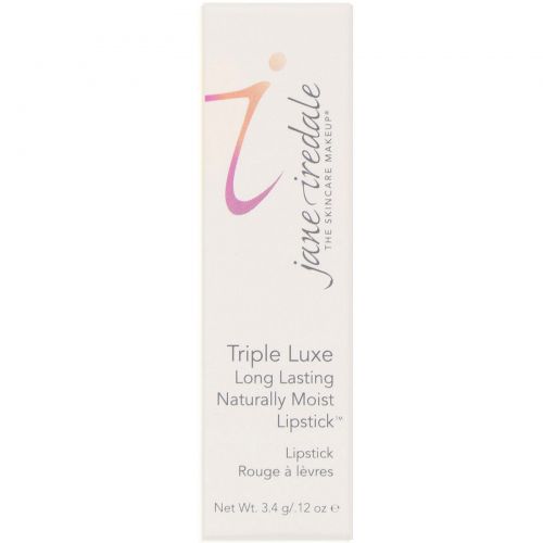 Jane Iredale, Triple Luxe, Long Lasting Naturally Moist Lipstick, Susan, .12 oz (3.4 g)