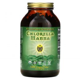 HealthForce Nutritionals, Хлорелла манна, 1500 веганских таблеток
