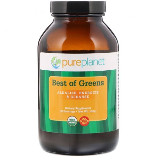 Pure Planet, Органический, Best of Greens, 150 г