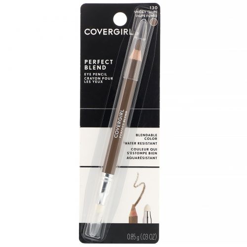 Covergirl, Perfect Blend, карандаш для глаз, оттенок 130 «Дымчатый бежевый», 85 г (0,03 унции)