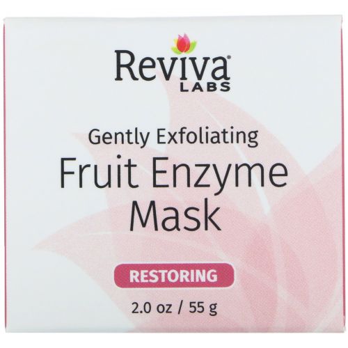 Reviva Labs, Gently Exfoliating, Fruit Enzyme Mask, 2.0 oz (55 g)