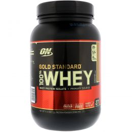 Optimum Nutrition, Gold Standard, 100% сыворотка, шоколадное арахисовое масло, 2 фунта (907 г)